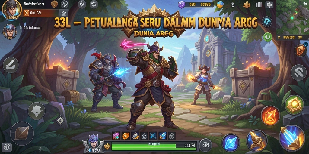 Screenshot menampilkan pertarungan seru dalam 33L dengan efek visual menakjubkan.