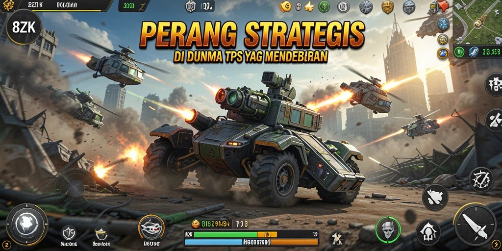 Gameplay seru dalam game TPS 8ZK dengan aksi mendebarkan.