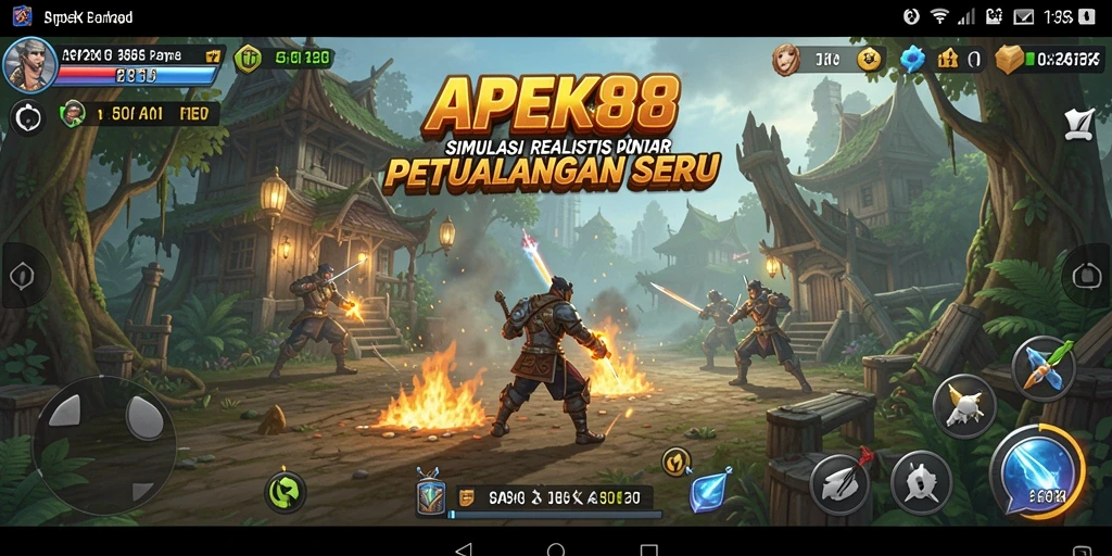 Tampilan gameplay APEK88 yang mengasyikkan dan interaktif.