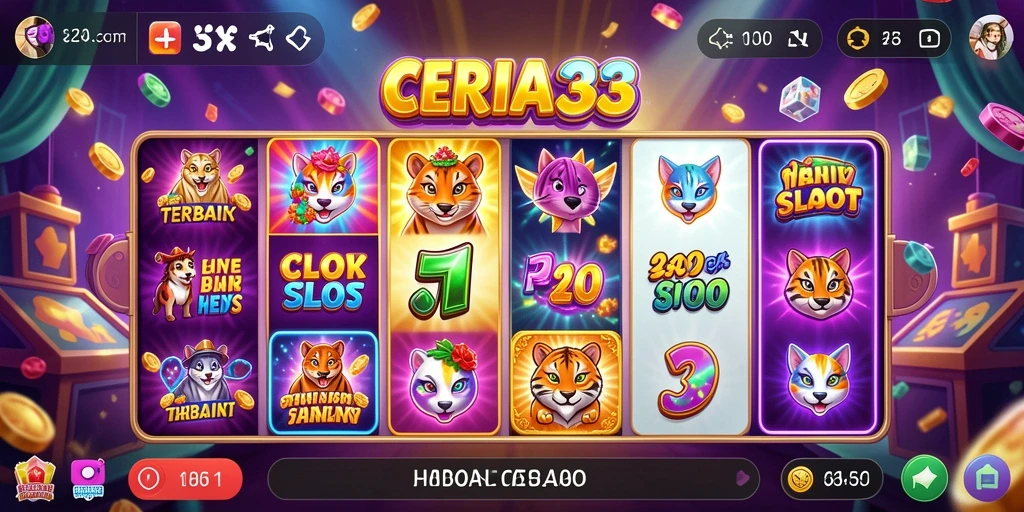 Tampilan menarik dari gameplay Slot CERIA33 yang mengasyikkan.