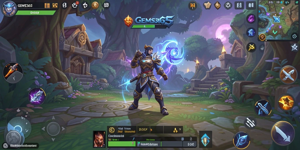 Tampilan gameplay ARPG yang seru dan menantang di GEMS365.