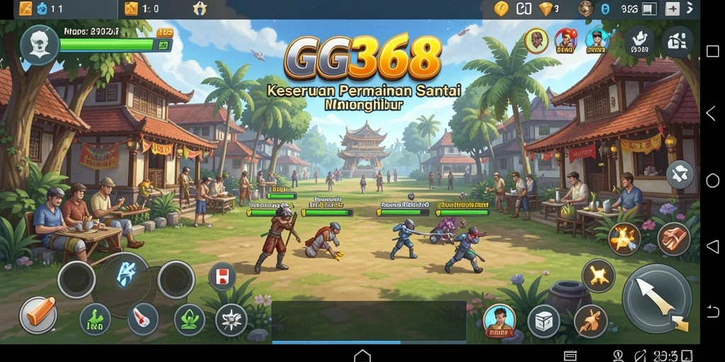 Screenshot GG368 menampilkan gameplay santai dan menyenangkan.