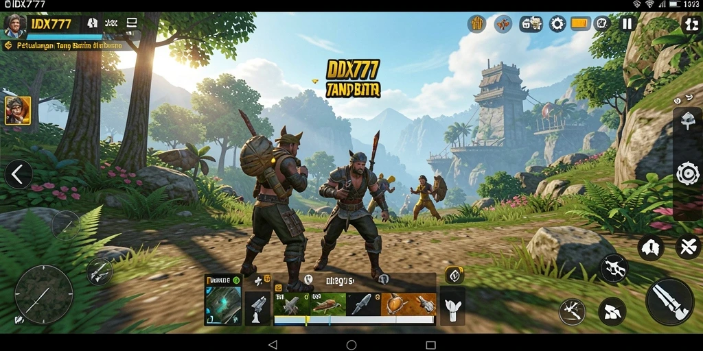 Gambaran gameplay IDX777 yang menakjubkan di dunia terbuka.