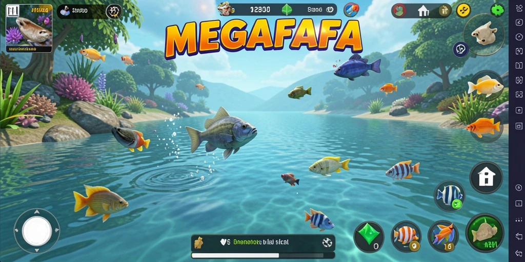 Tampilan gameplay MEGAFAFA yang seru dan menantang.