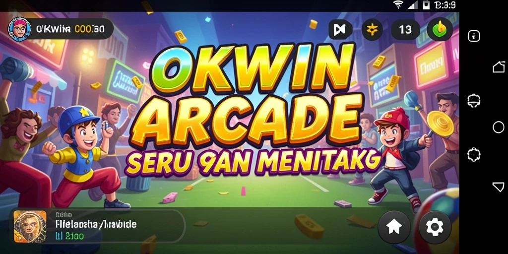 Tampilan menarik dari gameplay <strong>OKWIN</strong> yang menantang dan seru.