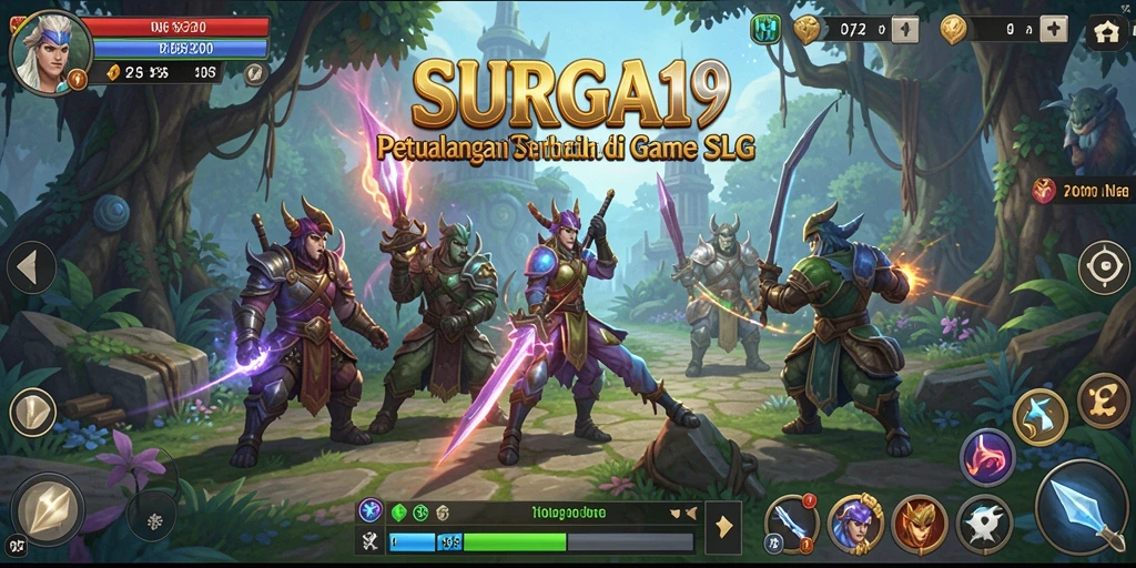 Tampilan gameplay SURGA19 yang mendebarkan dan strategis.