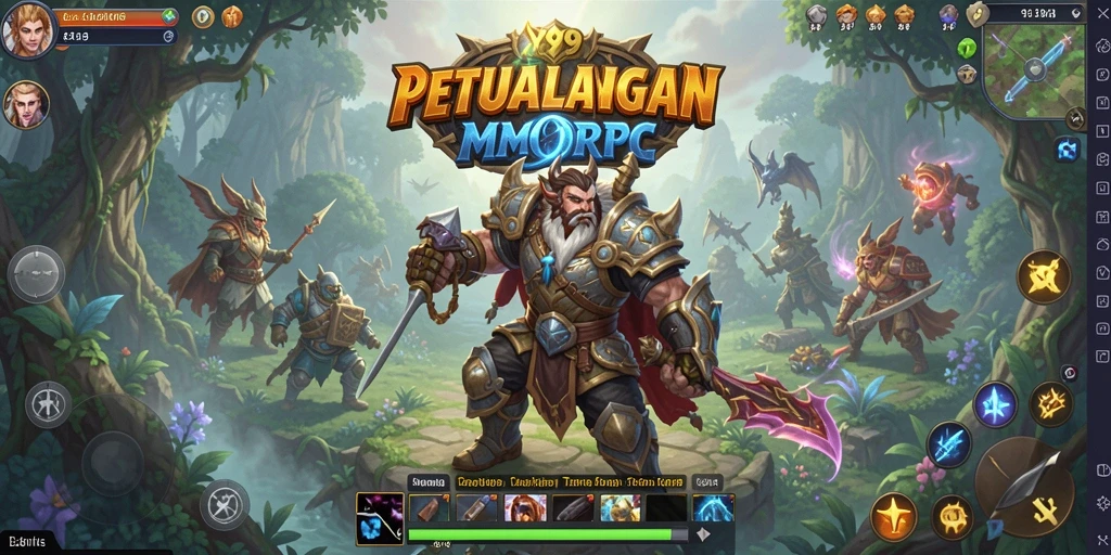 Tampilan gameplay Y89 yang menakjubkan di dunia MMORPG.